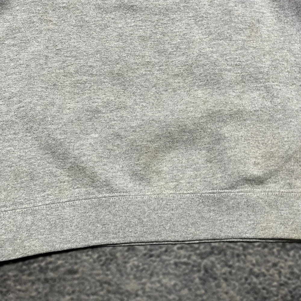 Vintage‎ 90s Nike Sweatshirt Mens XL Gray Mini Swoosh Embroidered Crewneck